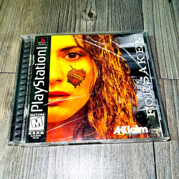 Forsaken (Sony PlayStation 1 PS One, 1998) Complete PS1 Game manual - Picture 1 of 5